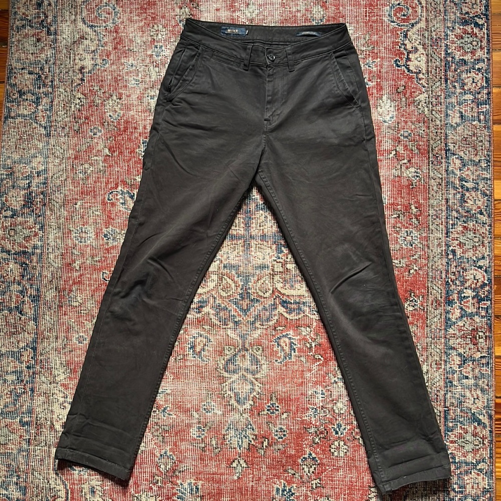 Roark Porter Chino Black Pants 30